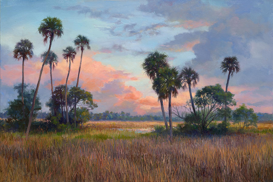 Everglades National Park Painting - After the storm by Laurie Snow Hein