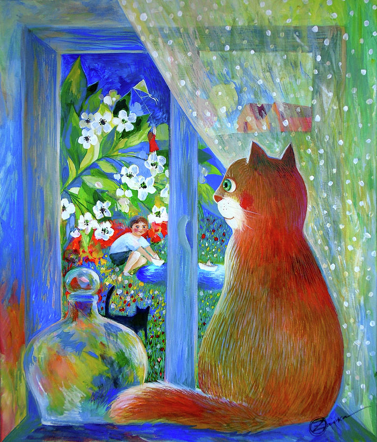 Animal Painting - After The Storm by Oxana Zaika