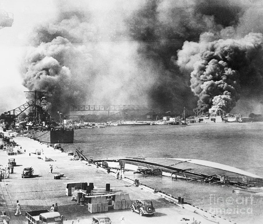 Aftermath Of Attack On Pearl Harbor Photograph by Bettmann