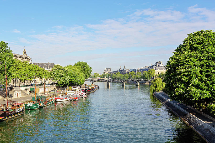 Afternoon Along the Seine - Paris, France Photograph by Melanie Alexandra Price