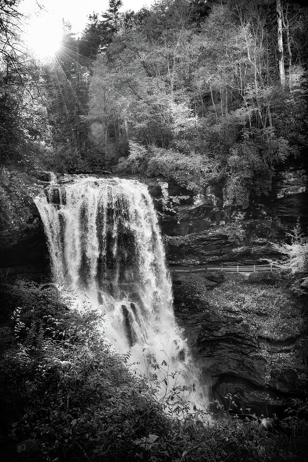 Fall Photograph - Afternoon At Dry Falls In Black and White by Greg and Chrystal Mimbs