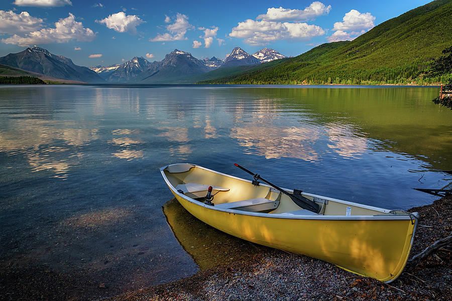 Nature Photograph - Afternoon at Lake McDonald by Rick Berk