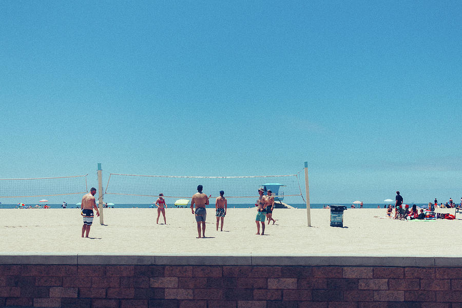Huntington Beach Photograph - Afternoon At The Beach by Hyuntae Kim