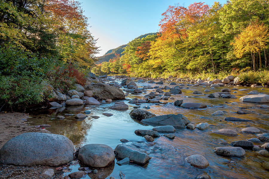 Afternoon Light on the Swift River Photograph by Cliff Wassmann