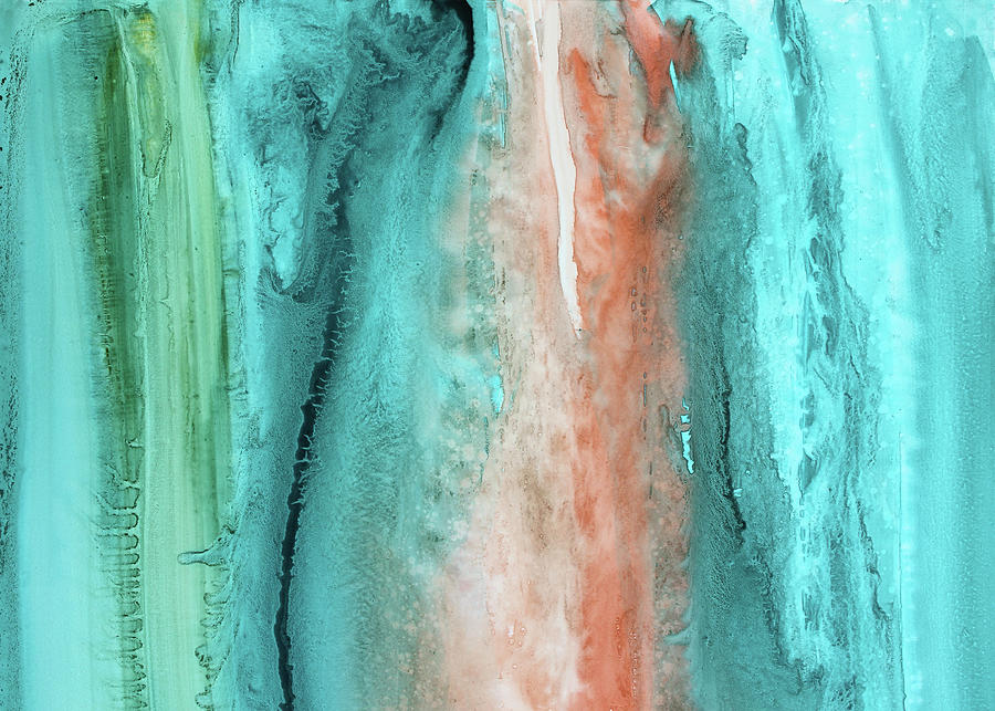 Abstract Painting - Agate Shore 3 by Kris Parins