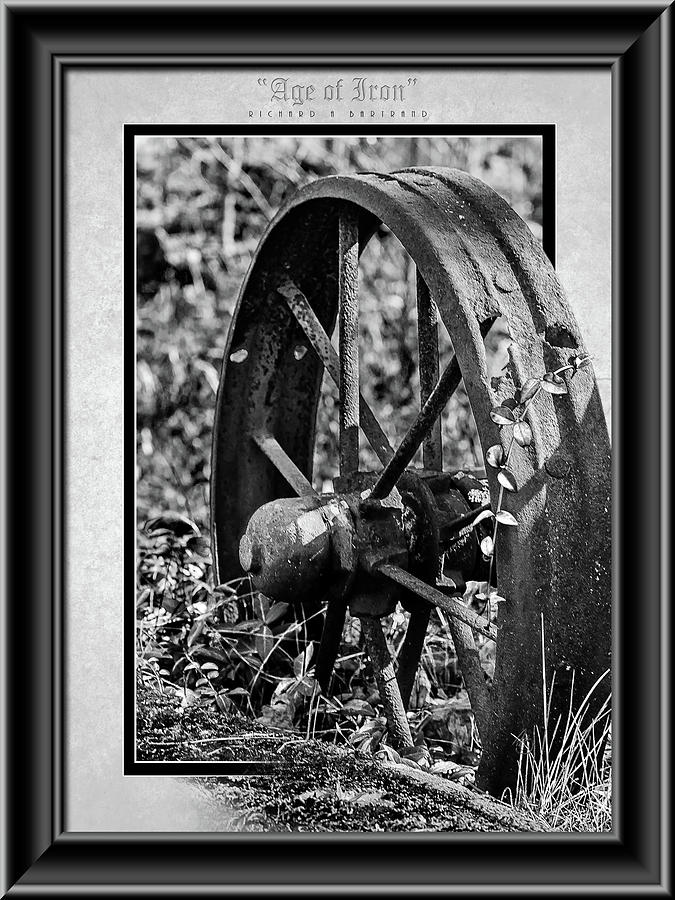 Age of Iron BW Photograph by Rick Bartrand