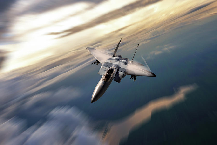 Aggressor Eagle Digital Art by Airpower Art