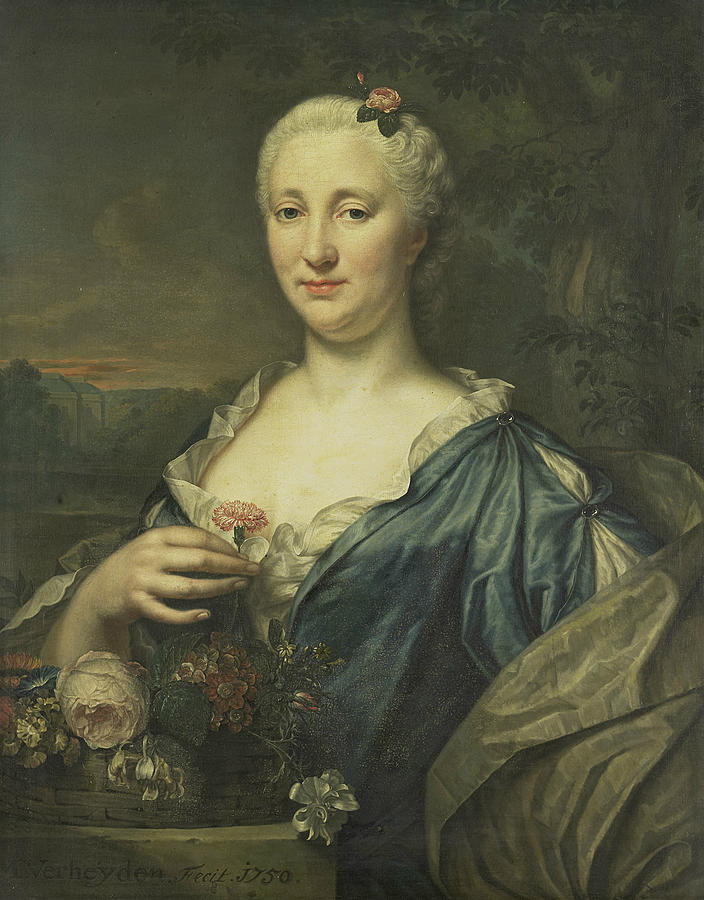 Dutch Painters Painting - Agnes Margaretha Albinus by Mattheus Verheyden