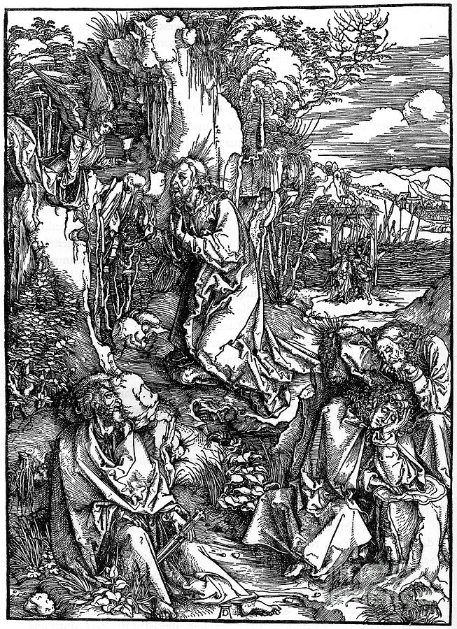 Agony In The Garden, 1498, 1936. Artist Drawing by Print Collector