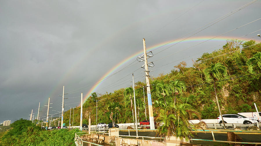 Rainbow Photograph - Aguadilla Rainbow by Charles Quiles Rainbow Photograph - Aguadilla Rainbow by Charles Quiles