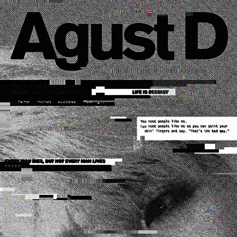 Agust D Digital Art by Hazza Bancar - Pixels