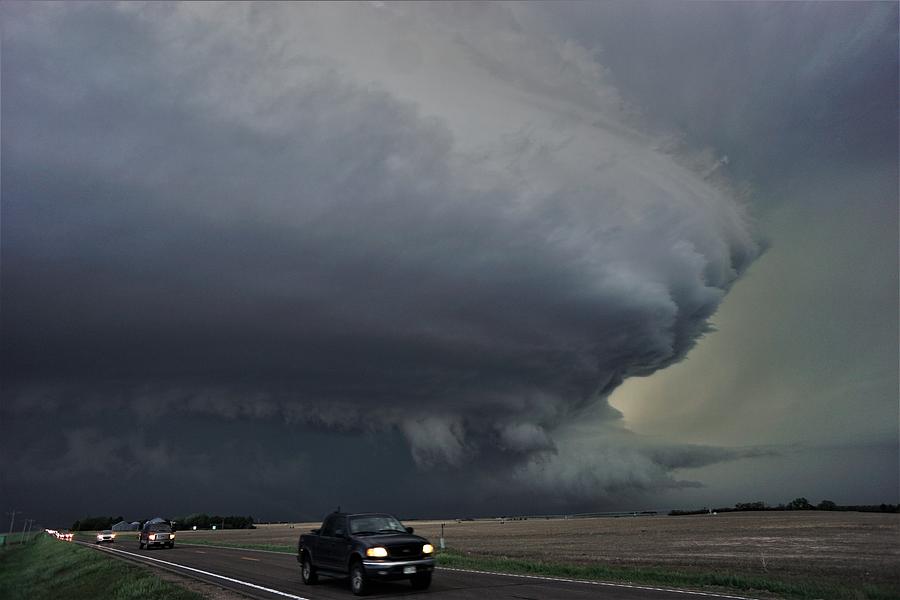 Ahead of the Supercell Photograph by Ed Sweeney