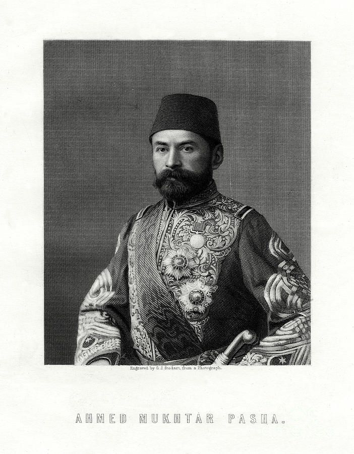 Ahmed Mukhtar Pasha, French And Ottoman Drawing by Print Collector