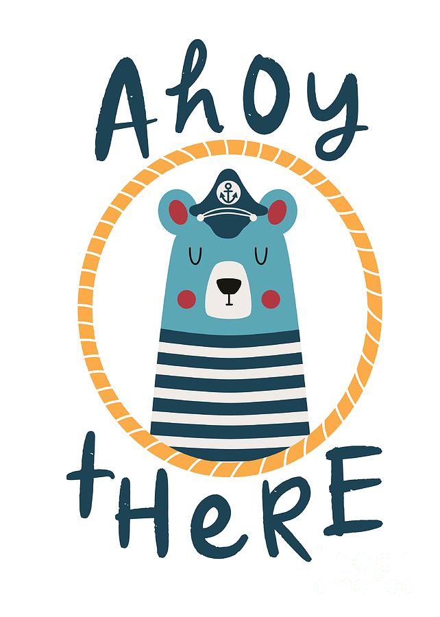 Ahoy There Blue Sailor Bear by Namibear Ahoy There Blue Sailor Bear by Namibear