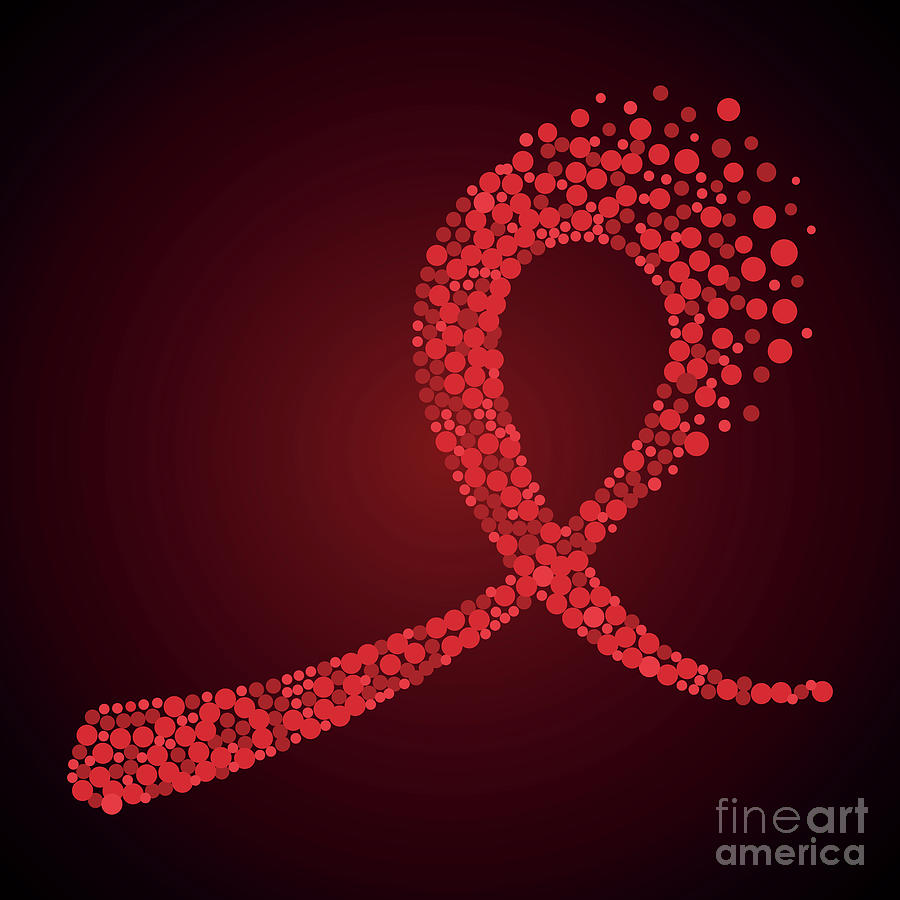 Aids Awareness Ribbon Photograph by Art4stock/science Photo Library