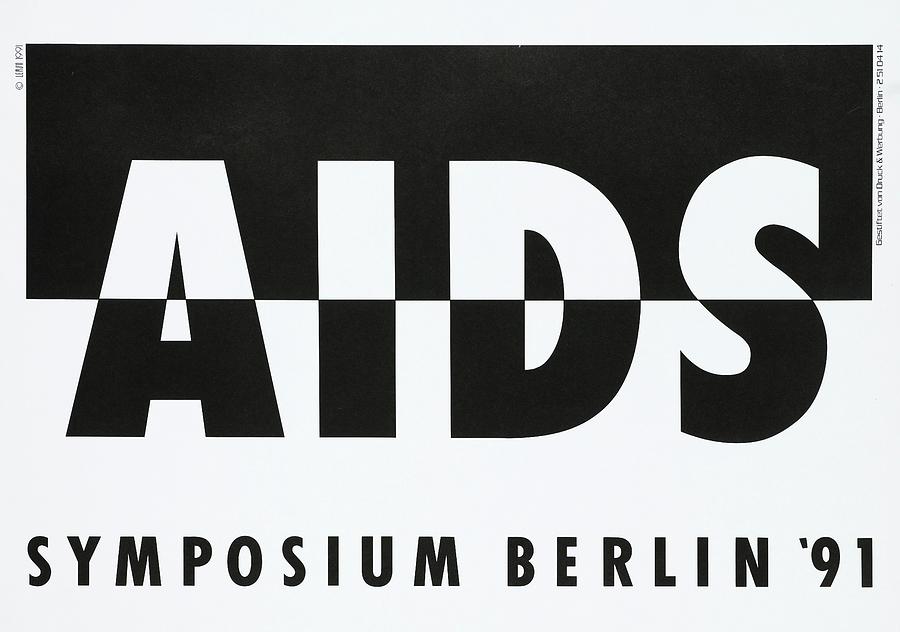 Berlin Painting - Aids, Symposium Berlin  91 by Lemon