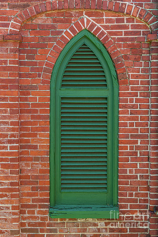 Aiken Rhett House - Charleston Brick Architecture Photograph