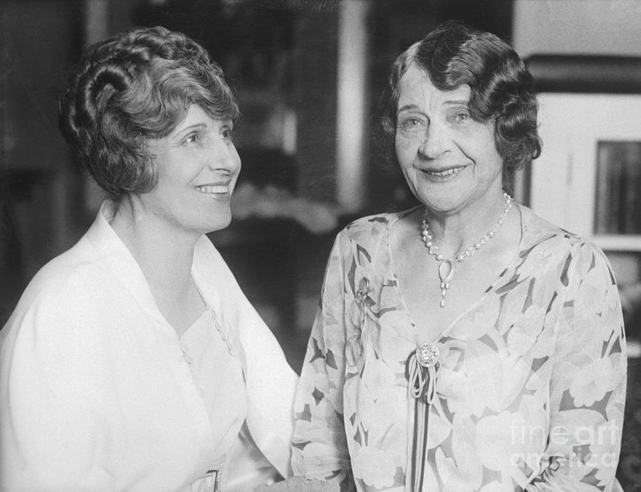 Aimee Semple Mcpherson And Her Mother Photograph By Bettmann - Fine Art 