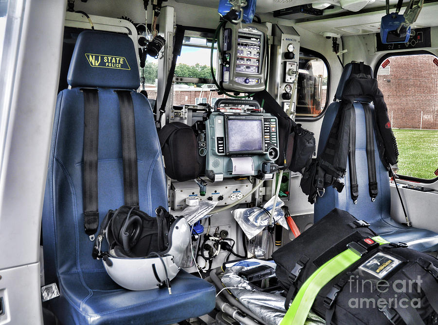 Transportation Photograph - Air Ambulance NJSP by Paul Ward