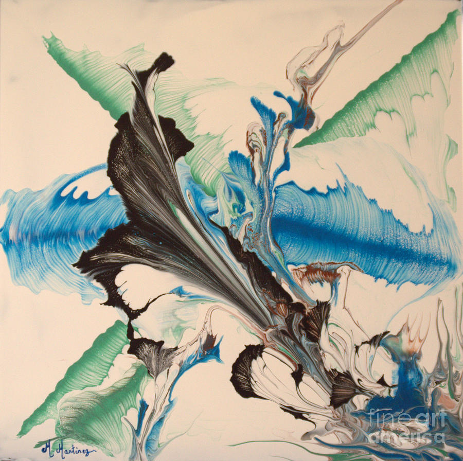 Abstract Painting - Air Dance by Maria Martinez
