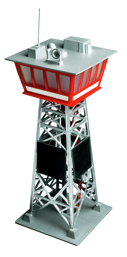 Transportation Drawing - Air Traffic Control Tower by CSA Images