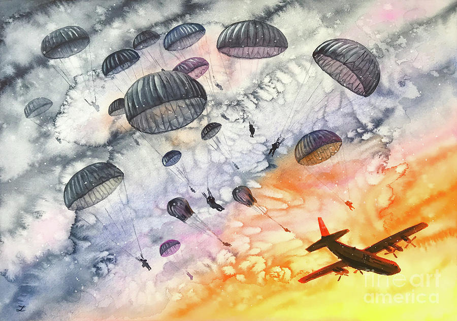 Airborne Dawn Painting