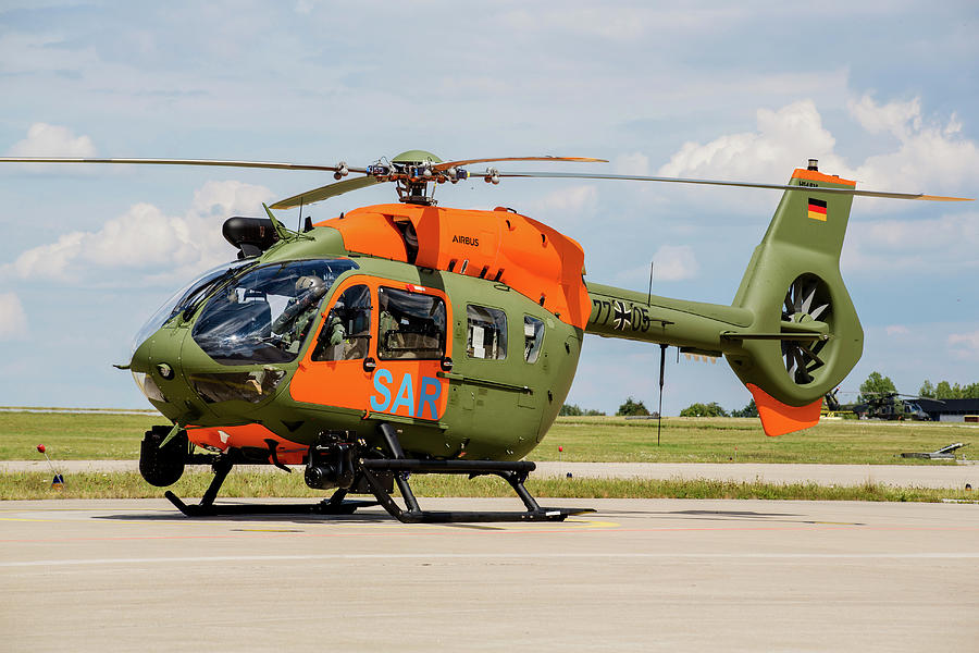 Airbus H145 Medevac Helicopter Photograph by Timm Ziegenthaler