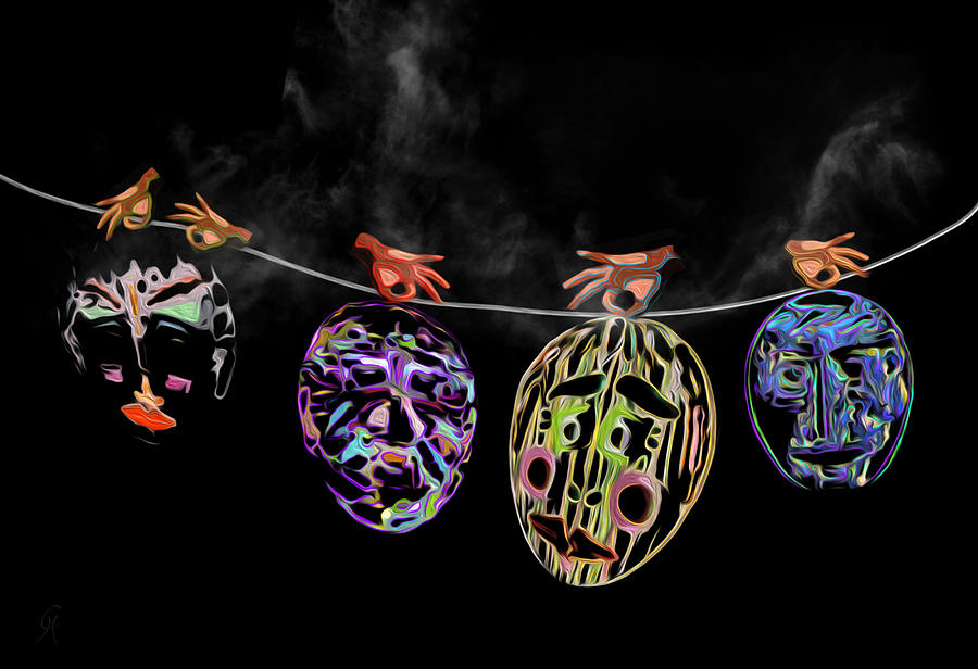 Dirty Laundry Digital Art - Airing Dirty Laundry by Carmen Hathaway Dirty Laundry Digital Art - Airing Dirty Laundry by Carmen Hathaway