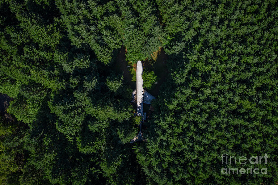Airplane House From Above Photograph by Michael Ver Sprill