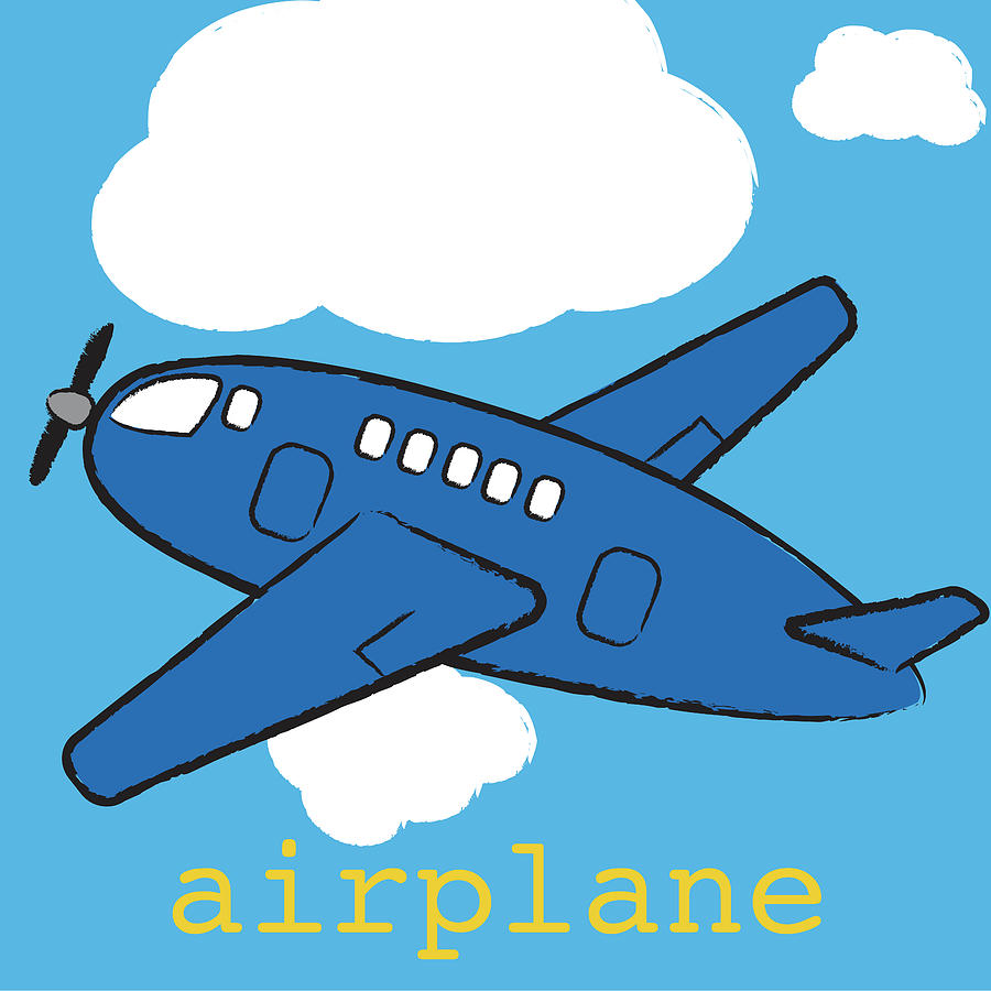 Airplane Digital Art by Melanie Parker Airplane Digital Art by Melanie Parker