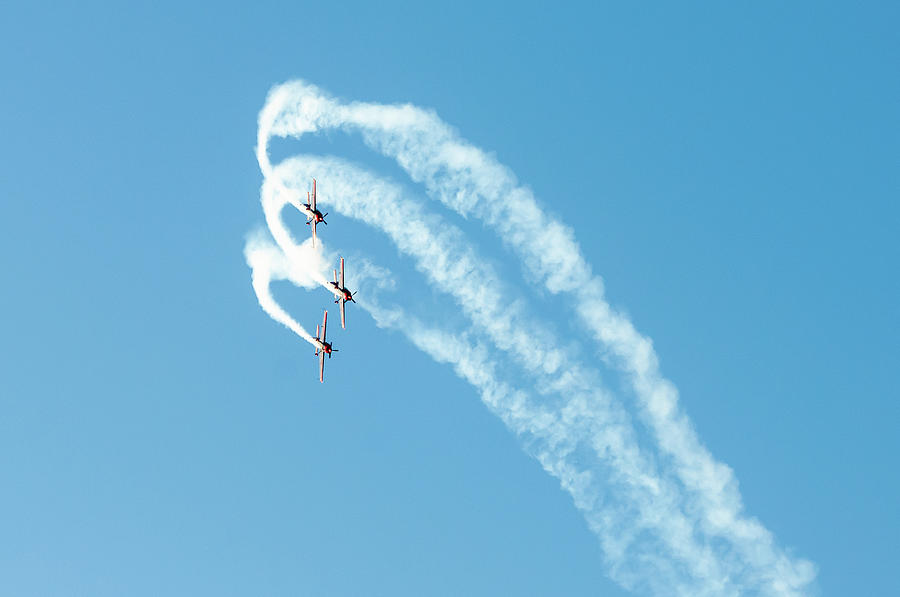 Airplanes on Athens flying week 2019 Photograph by Michalakis Ppalis
