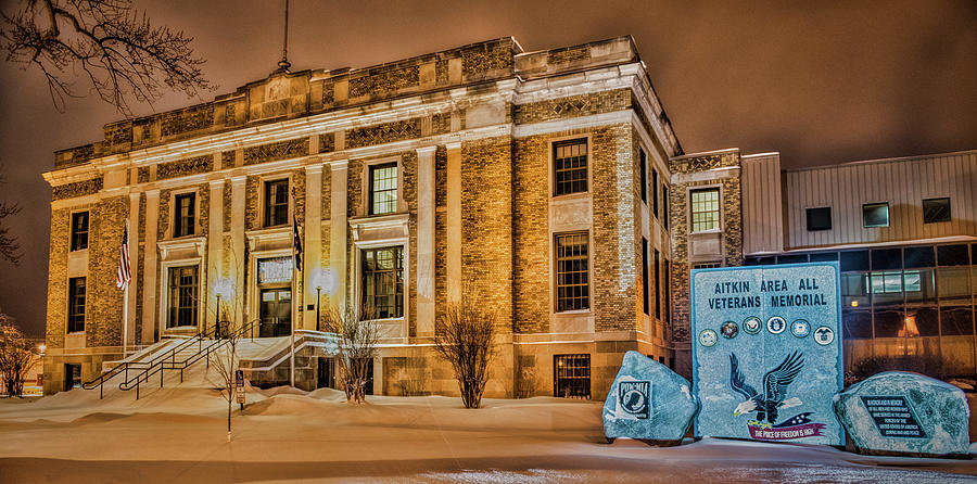 Aitkin County Courthouse Photograph by Paul Freidlund