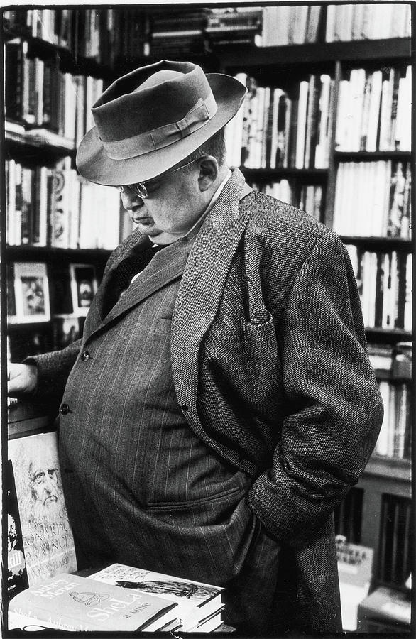 A.j. Liebling Shops For Books Photograph by Fred W. McDarrah A.j. Liebling Shops For Books Photograph by Fred W. McDarrah