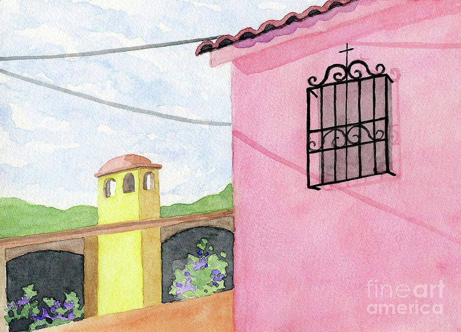 Ajijic Pink House by Anne Marie Brown Ajijic Pink House by Anne Marie Brown