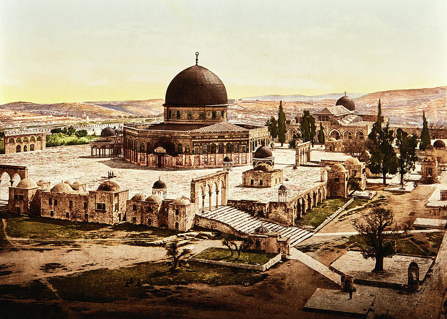 Al Aqsa 1890 Photograph by Munir Alawi