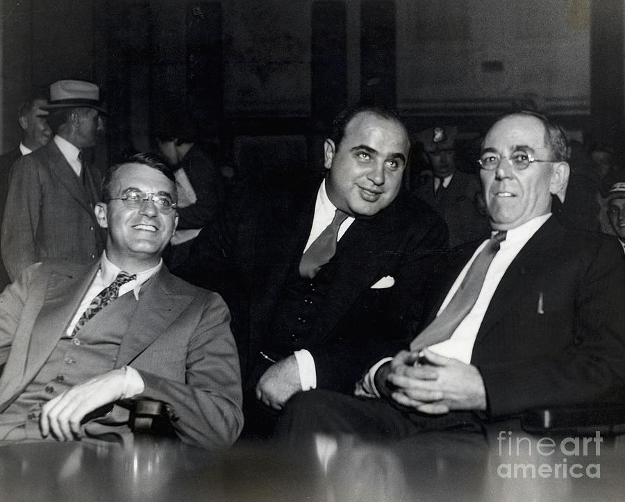 Al Capone With Lawyers Photograph by Bettmann