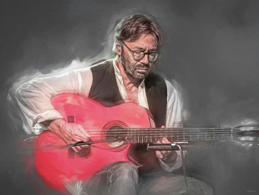 Al Di Meola Mixed Media by Mal Bray Al Di Meola Mixed Media by Mal Bray