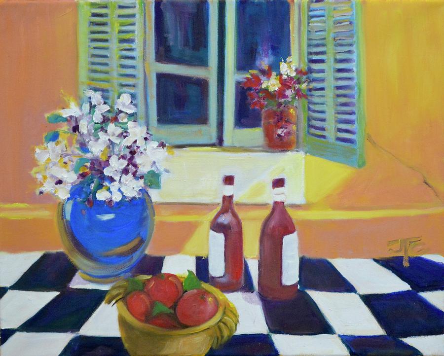 Al Fresco Painting by Julie Todd-Cundiff