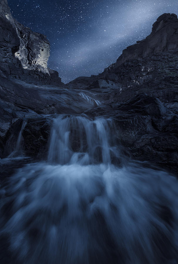 Al-hamrah Waterfalls Photograph by Anas Alsubhi