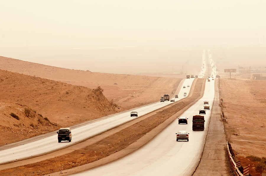 Al Mafraq Desert, Jordan Photograph by Jim Foley