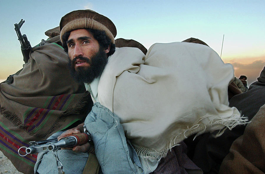 Al Qaeda Routed From Tora Bora Photograph by Chris Hondros - Fine Art ...