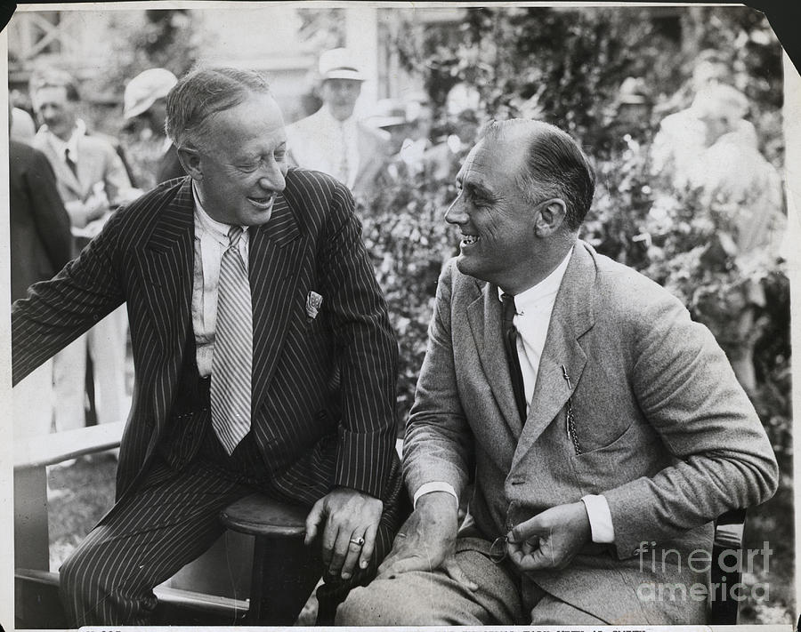 Al Smith Conversing With Fdr Photograph by Bettmann