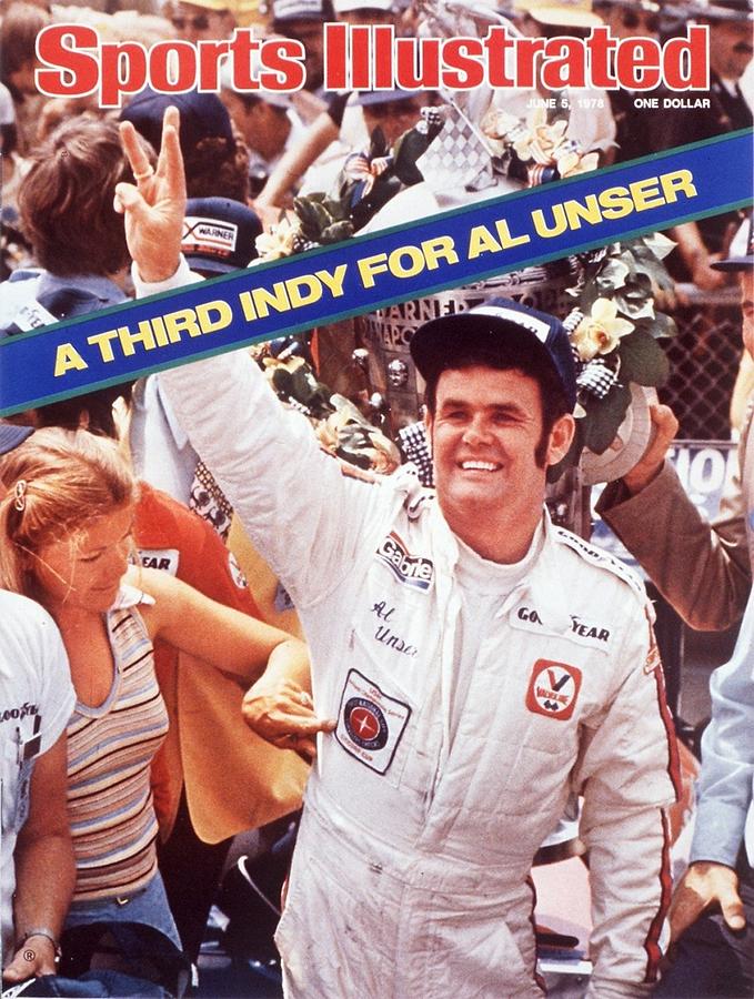 Al Unser, 1978 Indy 500 Sports Illustrated Cover Photograph by Sports Illustrated