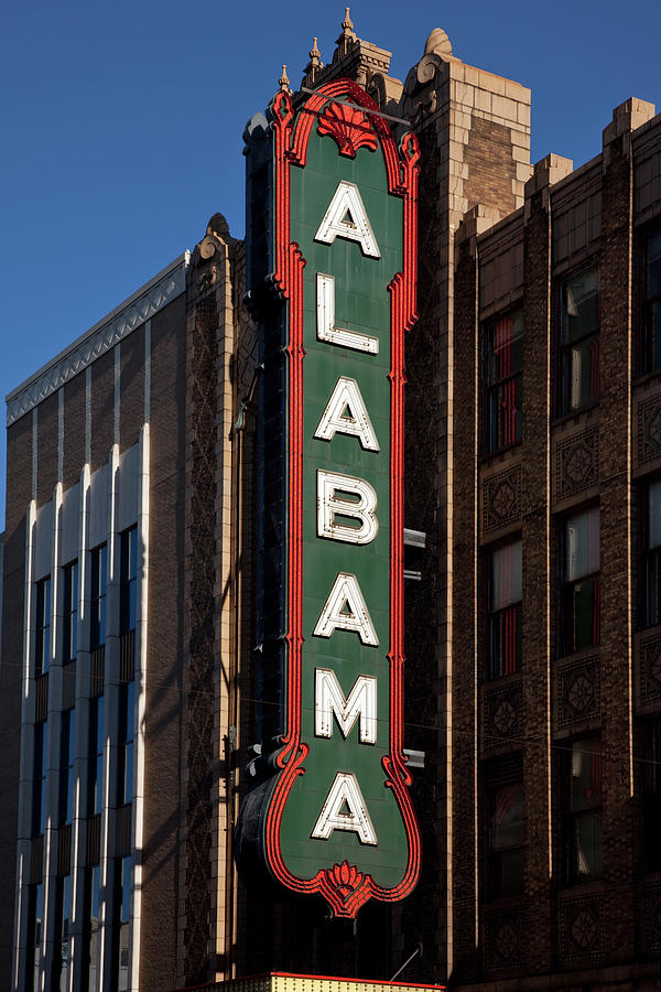 Alabama Paramount Theatre, Birmingham, Alabama Painting by Carol Highsmith