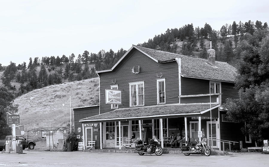 Aladdin Wyoming BW  Photograph by Cathy Anderson