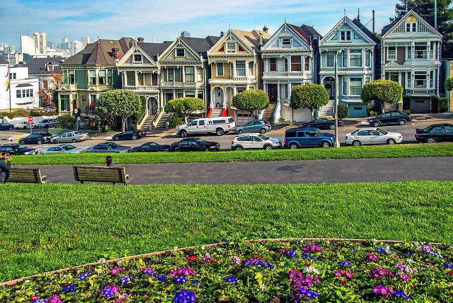 Alamo Square In San Francisco Digital Art by Towpix