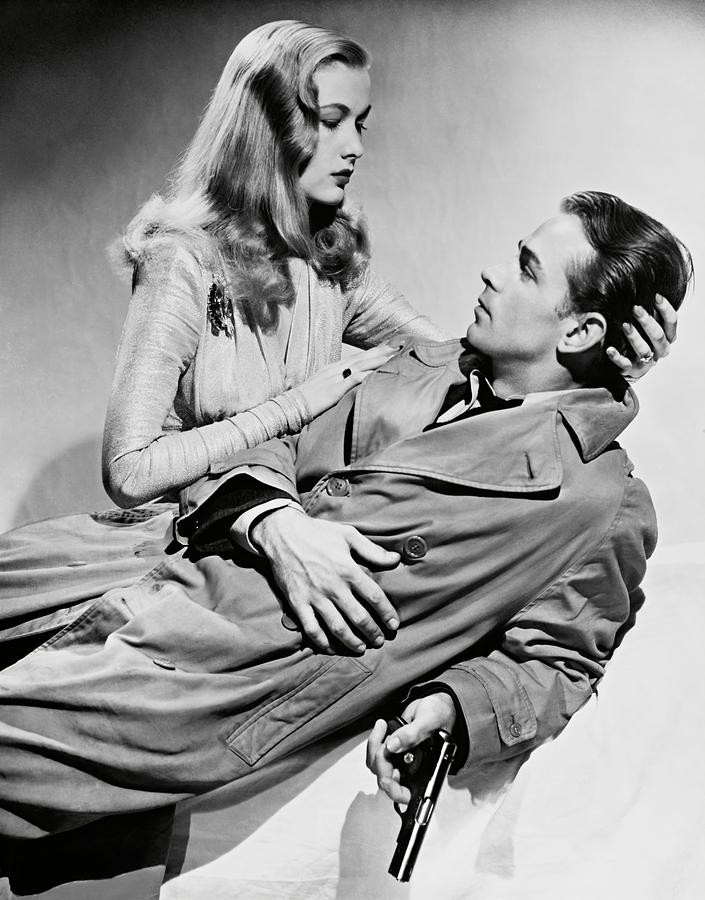 ALAN LADD and VERONICA LAKE in THIS GUN FOR HIRE -1942-. Photograph by Album