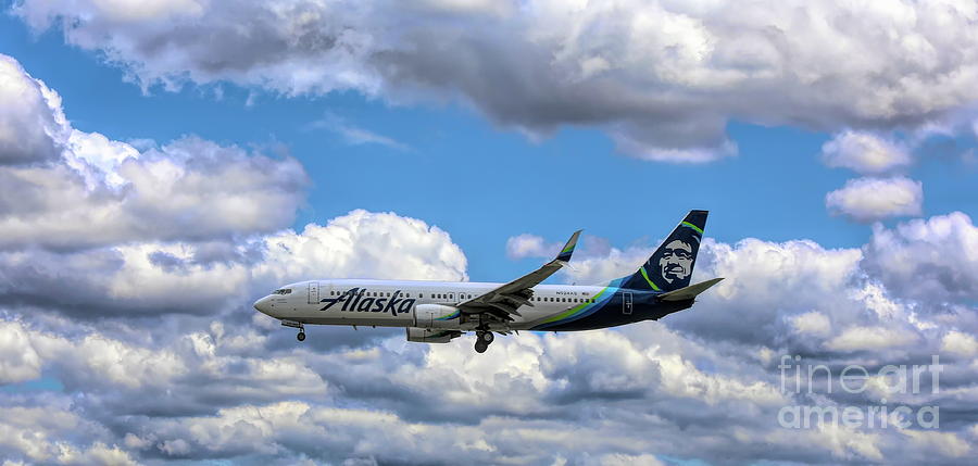 Alaska Airlines HD  Photograph by Chuck Kuhn