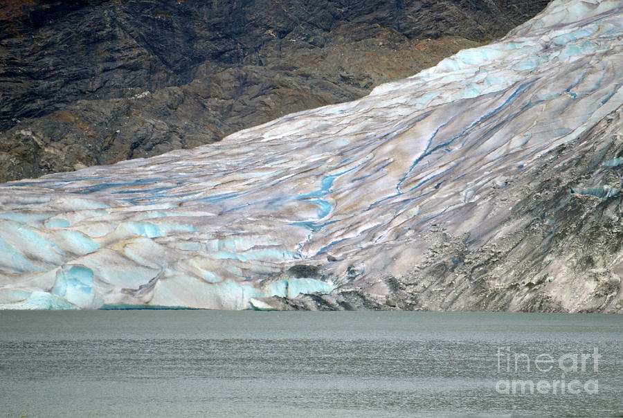 Glacier Bay National Park Digital Art - Alaska Mendenhall Glacier by Eva Kaufman
