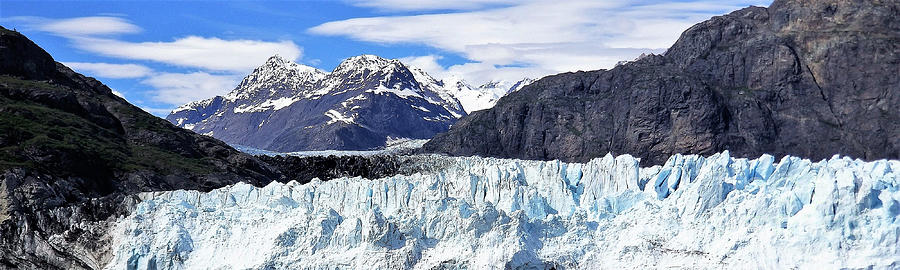 Alaska Mountains And Glaciers Panorama Photograph